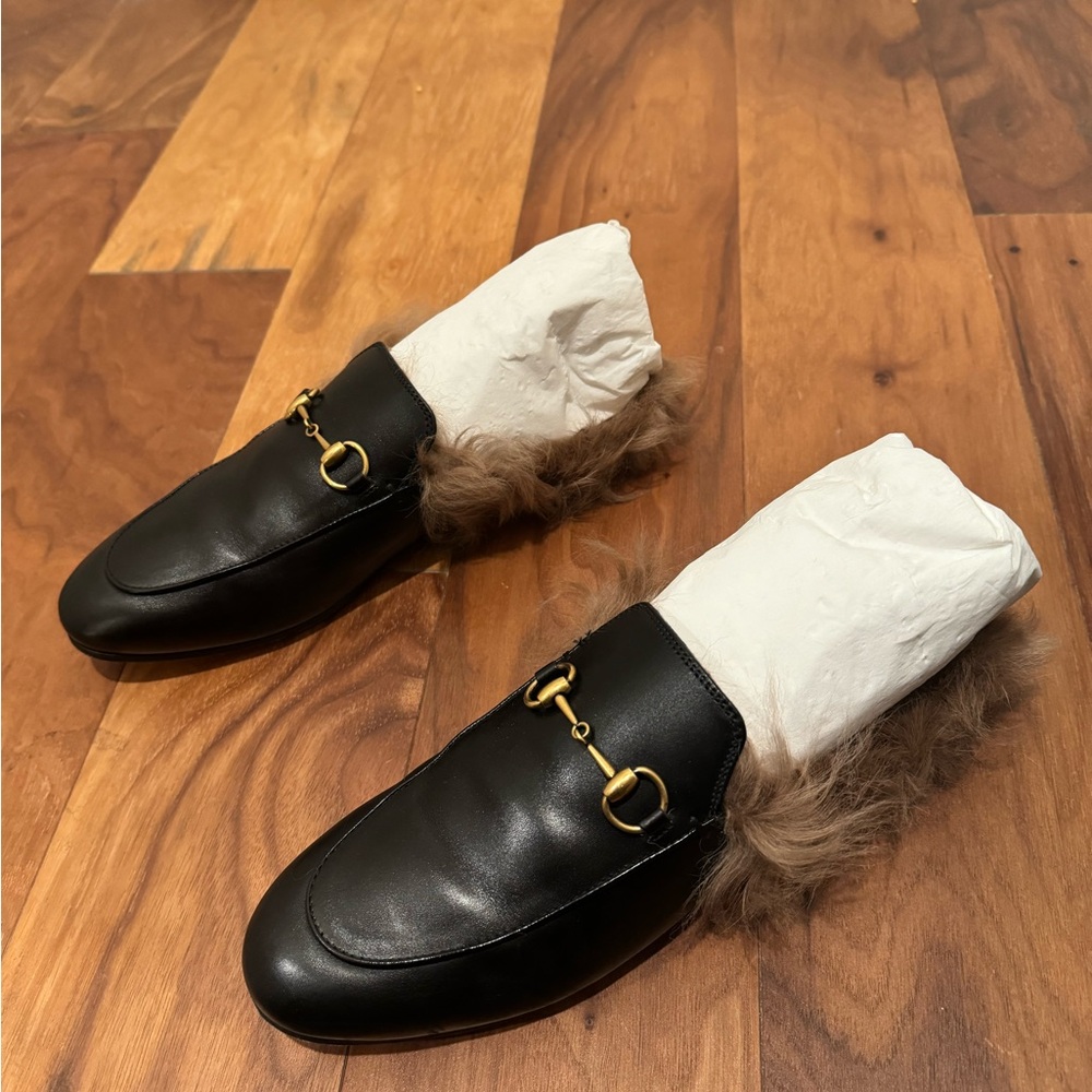 GUCCI Women's Princetown Toe Mules - Picture 7 of 7